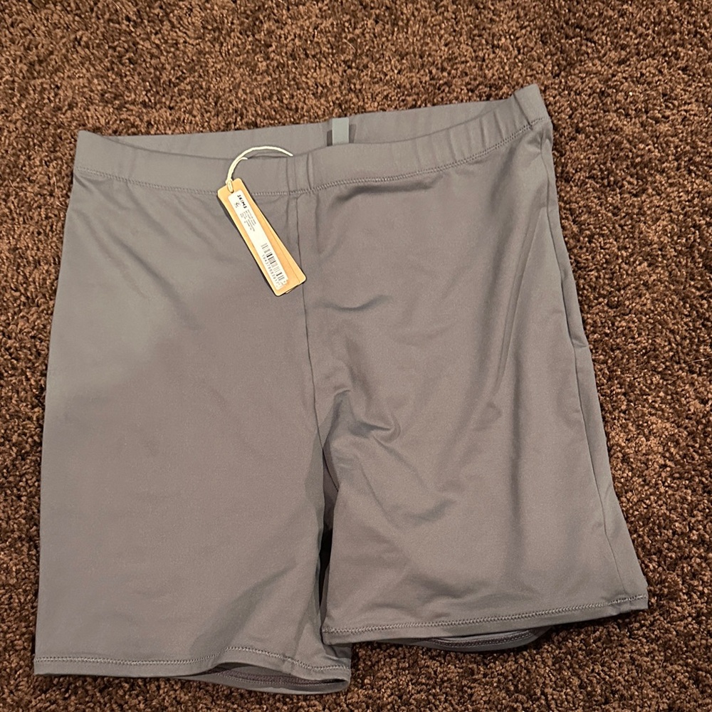 SKIMS Women's Gray Swim Shorts